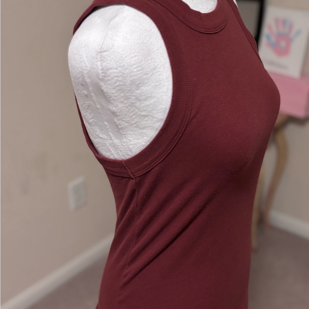 Banana Republic Red Fitted Tank Top